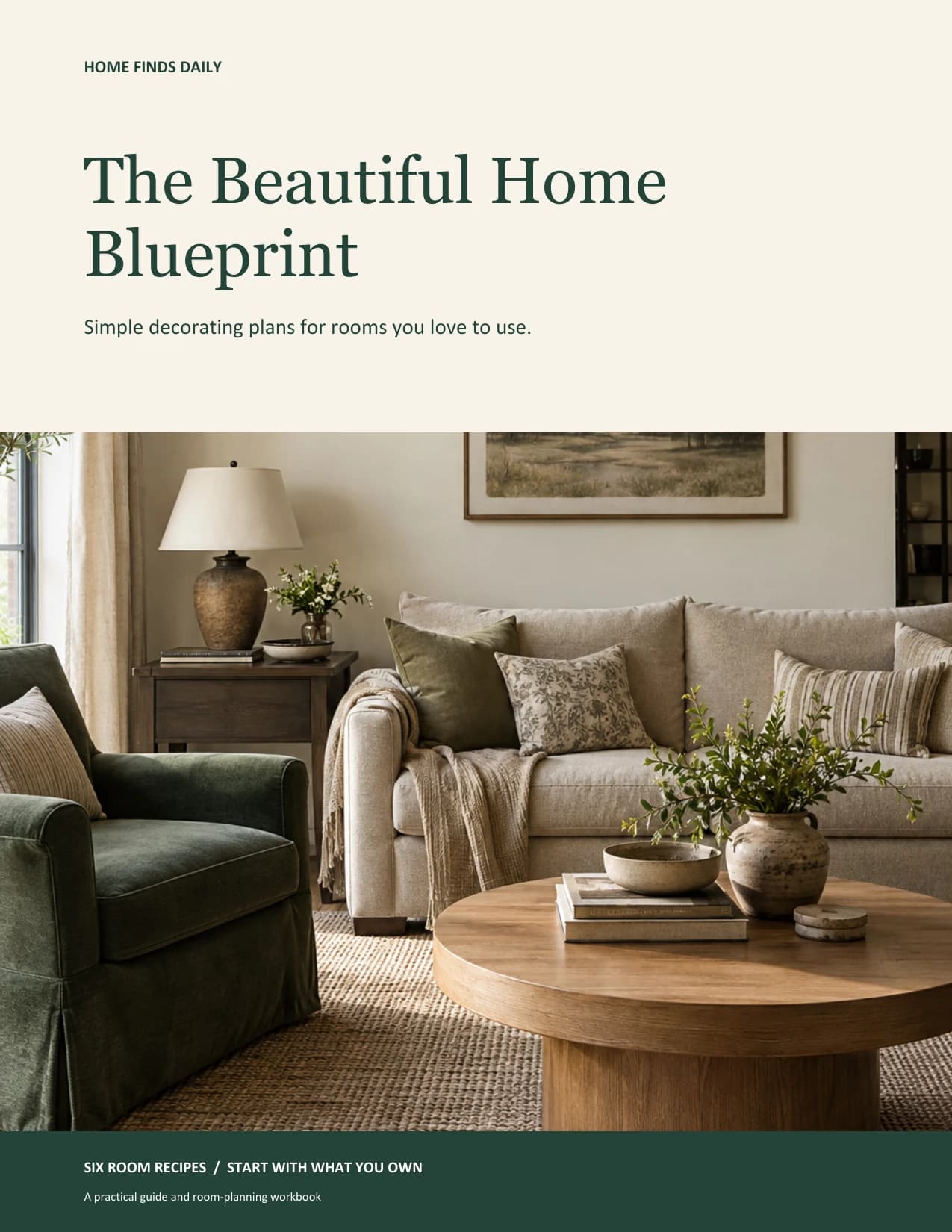 The Beautiful Home Blueprint ebook cover